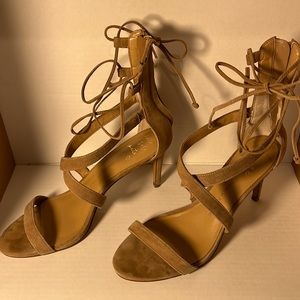 Suede strap sandal by Banana Republic